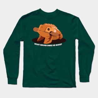 Woodbert the Wooden Frog Long Sleeve T-Shirt